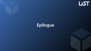 Epilogue
 