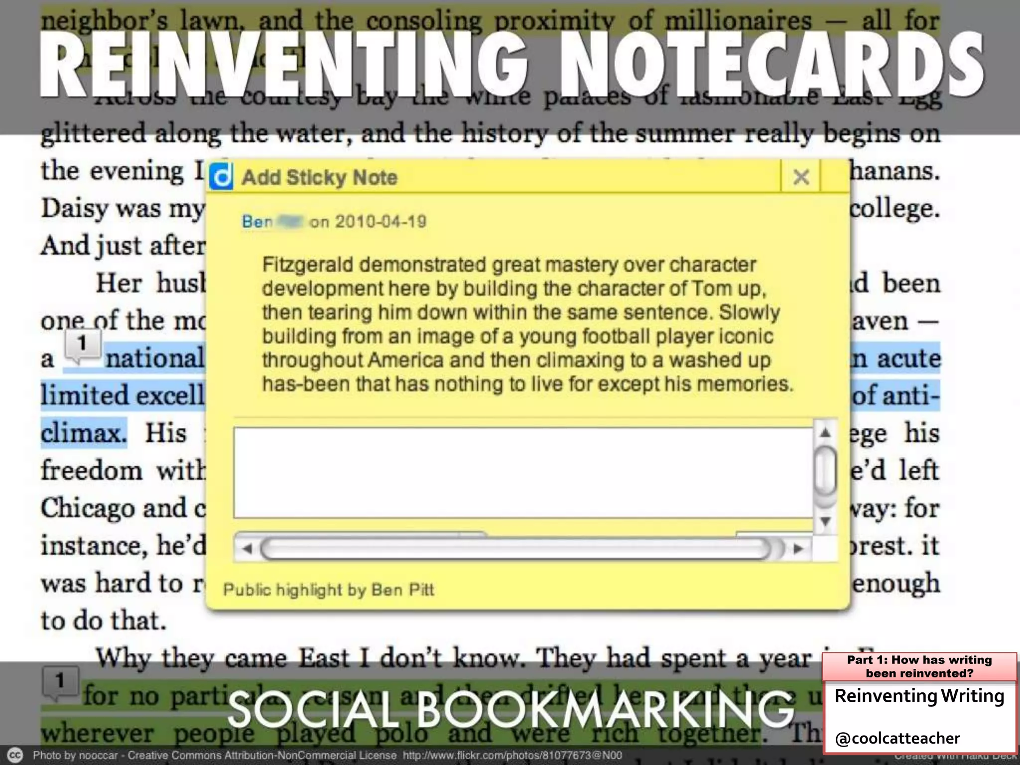 ReinventingWriting
@coolcatteacher
Part 1: How has writing
been reinvented?
 