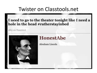 Twister on Classtools.net
 