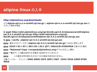 Raspberry Piにdiskless modeのalpine linuxを導入してみる | PDF