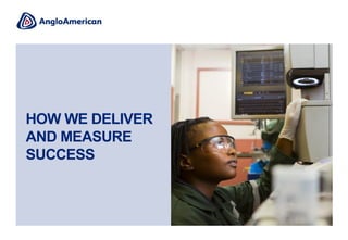 HOW WE DELIVER
AND MEASURE
SUCCESS
 