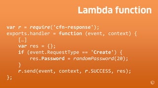 Immutable Deployments with AWS CloudFormation and AWS Lambda