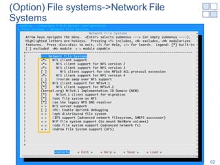 (Option) File systems->Network File
Systems
Shinya T-Y, NAIST 62
 
