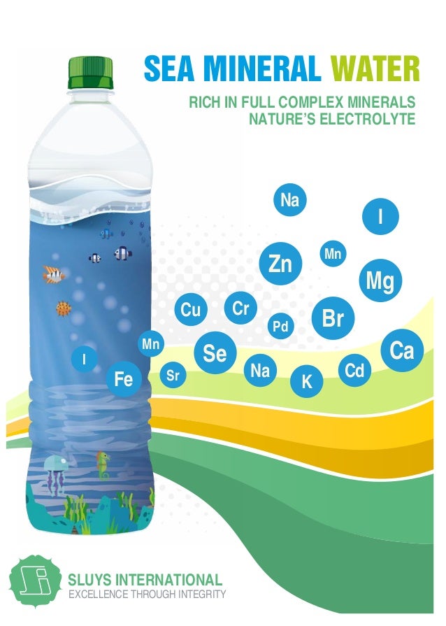 Drink Concept Sea Mineral Water