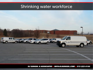 Shrinking water workforce
 