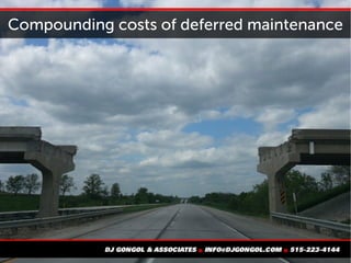 Compounding costs of deferred maintenance
 