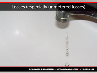Losses (especially unmetered losses)
 