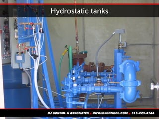 Hydrostatic tanks
 