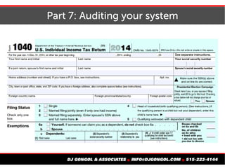 Part 7: Auditing your system
 