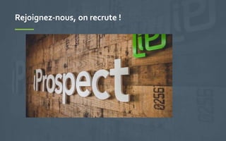 Rejoignez-nous, on recrute !
 
