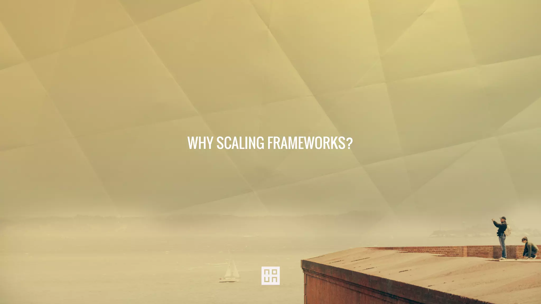 WHY SCALING FRAMEWORKS?
 