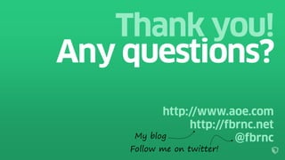 Follow me on twitter!
My blog
 