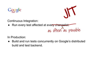 2016 04-25 continuous integration at google scale | PDF