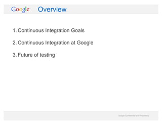 2016 04-25 continuous integration at google scale | PDF
