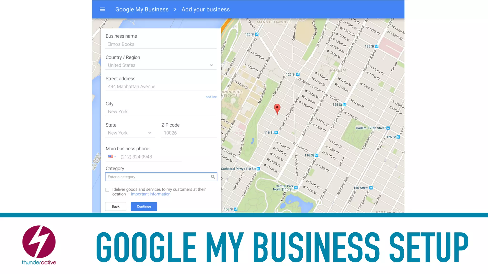 GOOGLE MY BUSINESS SETUP
