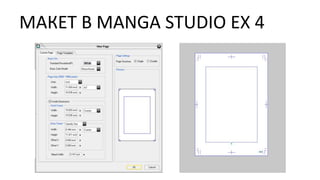 МАКЕТ В MANGA STUDIO EX 4
 