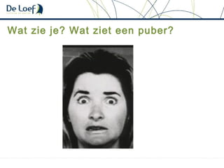 Wat zie je? Wat ziet een puber?
 