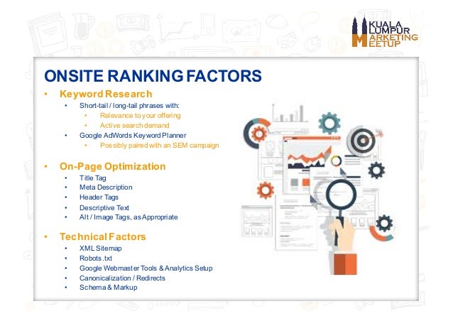 seo bootcamp training course kuala lumpur marketing meetup