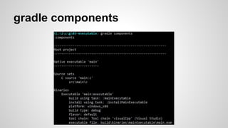 gradle components
 