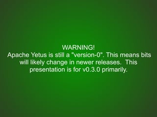 Apache Yetus: Intro to Precommit for HBase Contributors