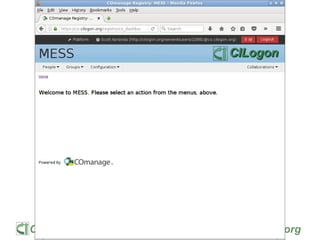 CILogon www.cilogon.org
 