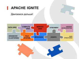 Двигаемся дальше!
APACHE IGNITE
 