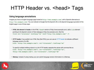 HTTP Header vs. <head> Tags
 