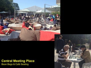 Central Meeting Place
Bean Bags & Café Seating
 