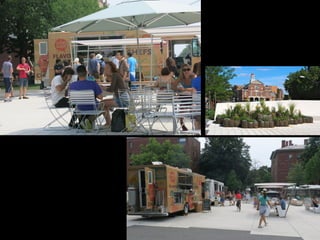 Central Meeting Place
Food Trucks & Seating
 