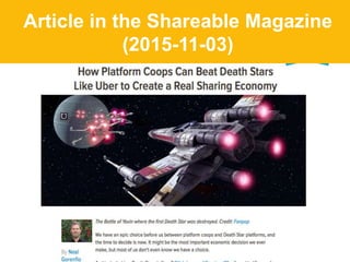 Article in the Shareable Magazine
(2015-11-03)
 
