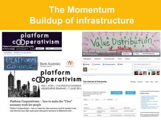 The Momentum
Buildup of infrastructure
 