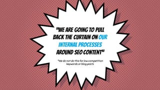 41%of content marketers say they are generating return on
investment from their content
http://www.stateofinbound.com/
ONLY
 