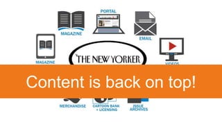 Content is back on top!
 