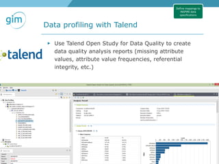 24
Data profiling with Talend
GeoTrends seminar INSPIRE - Methodology, 15-06-2016, Stijn Goedertier, Steven Smolders
Defin...