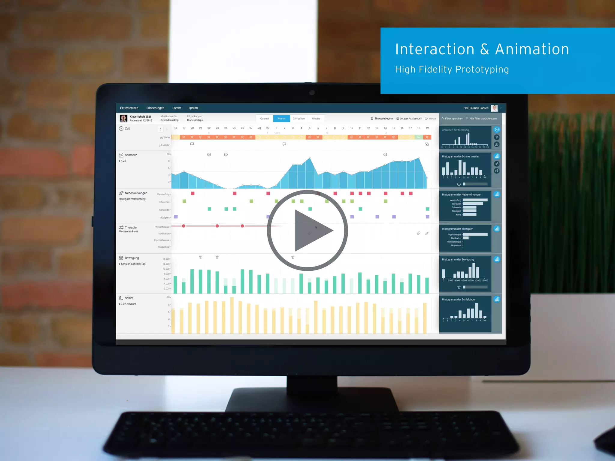 Interaction & Animation
High Fidelity Prototyping
 