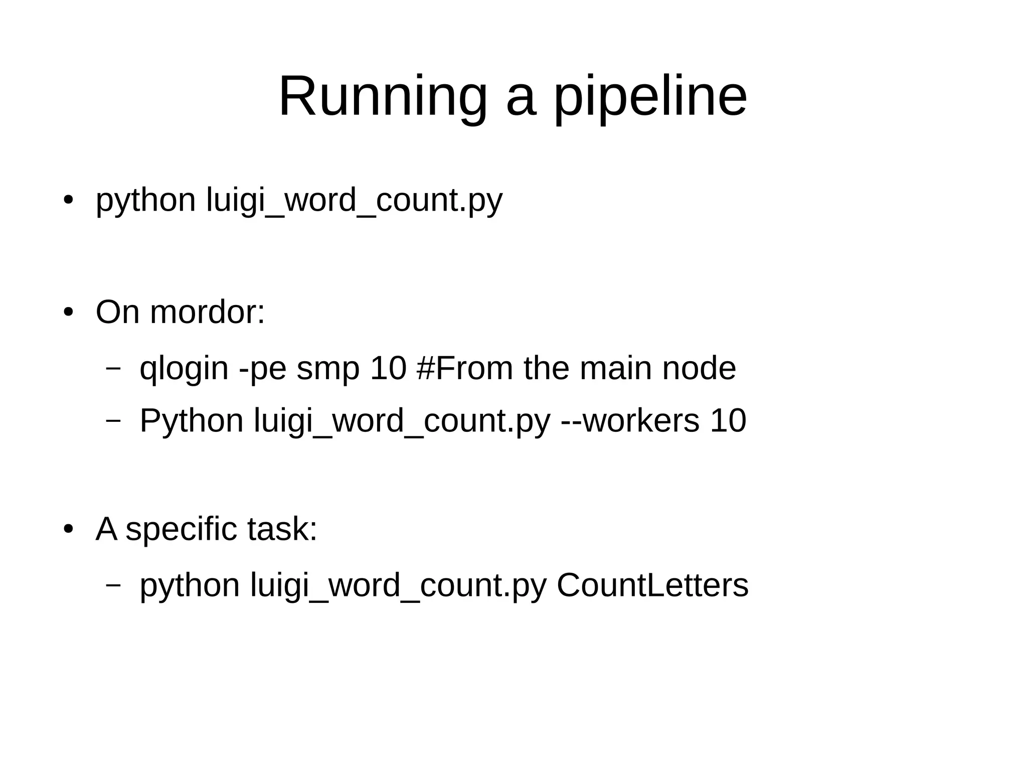 Luigi - A Python framework for data processing and pipelining | PPT