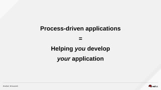 Kris Verlaenen 12
Process-driven applications
=
Helping you develop
your application
 