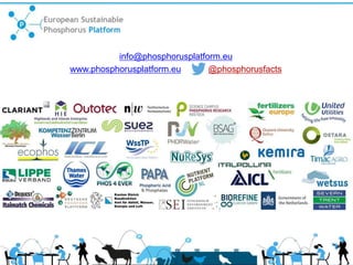info@phosphorusplatform.eu
www.phosphorusplatform.eu @phosphorusfacts
 