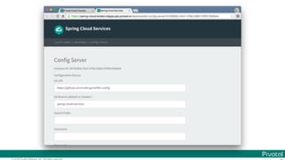 © 2016 Pivotal Software, Inc. All rights reserved.
 