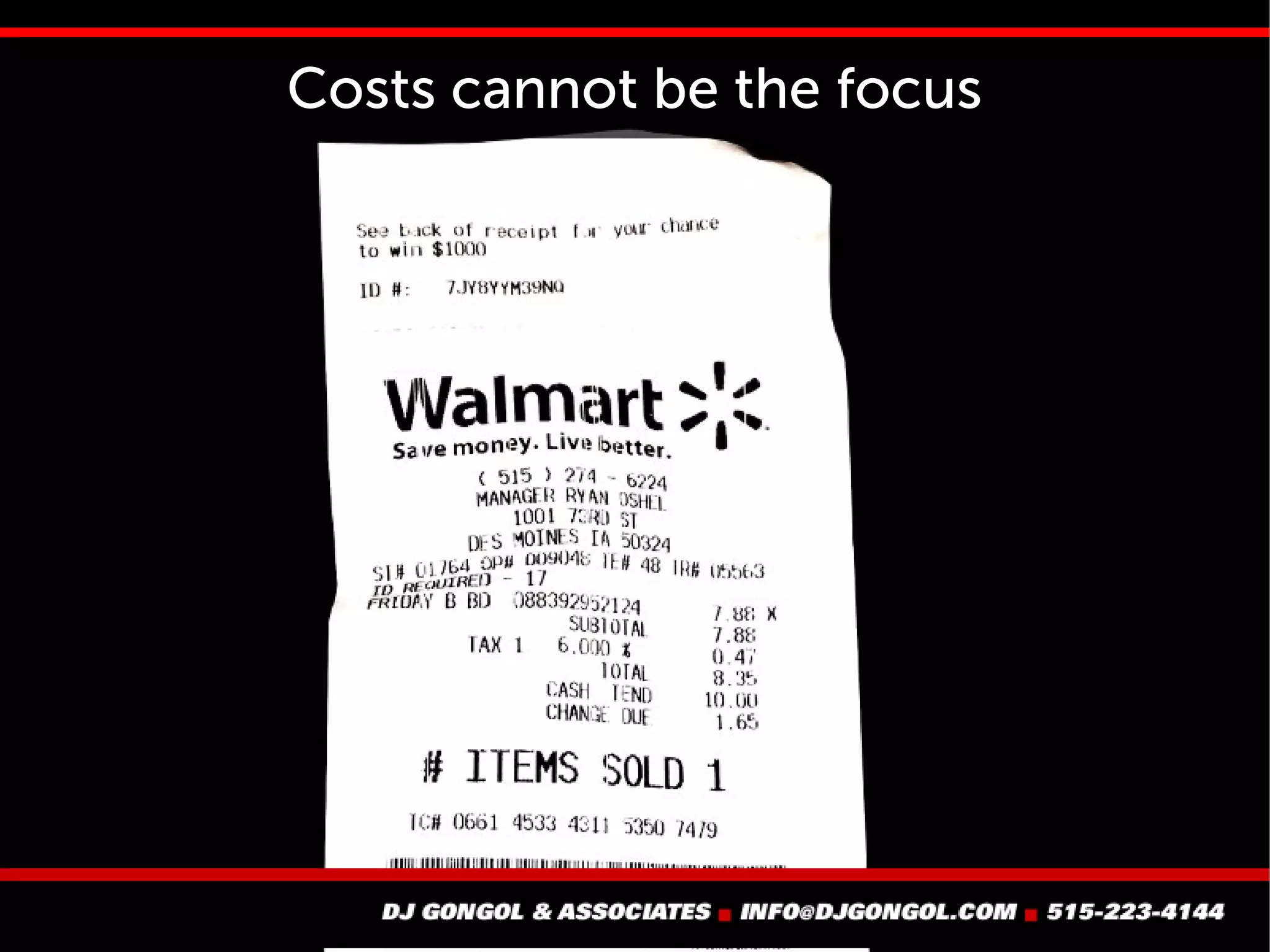 Eliminate WIDE
Wasted effort
Inconsistency
Downtime
Errors
 