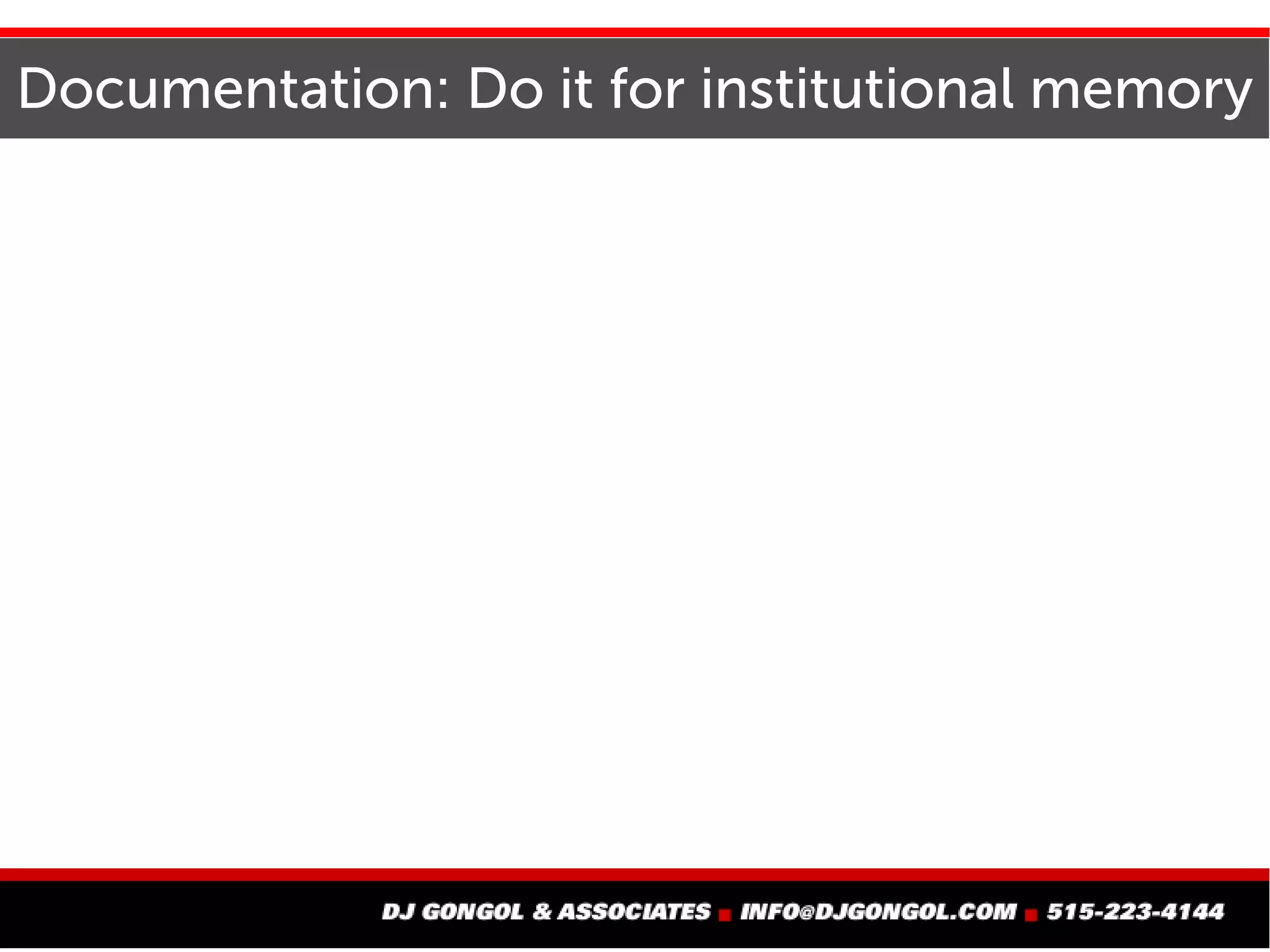 Record your decision-making trees
 