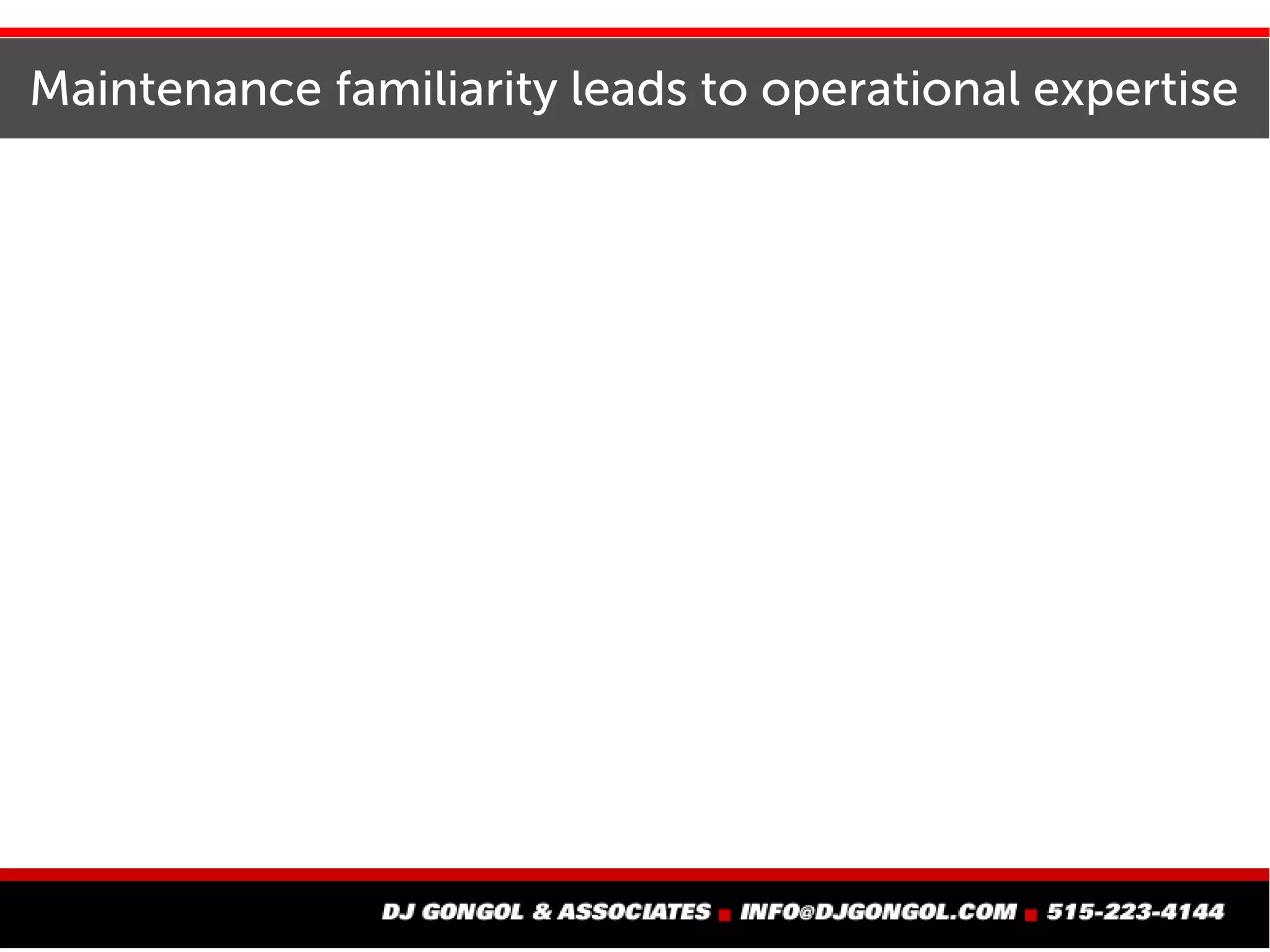 Very important in the current retirement wave
 