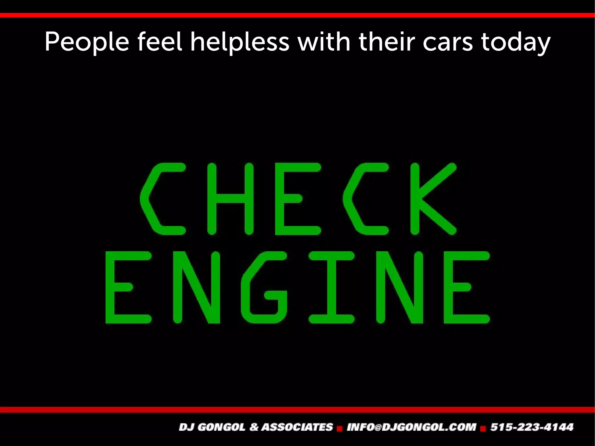 Always consider ease of maintenance
 