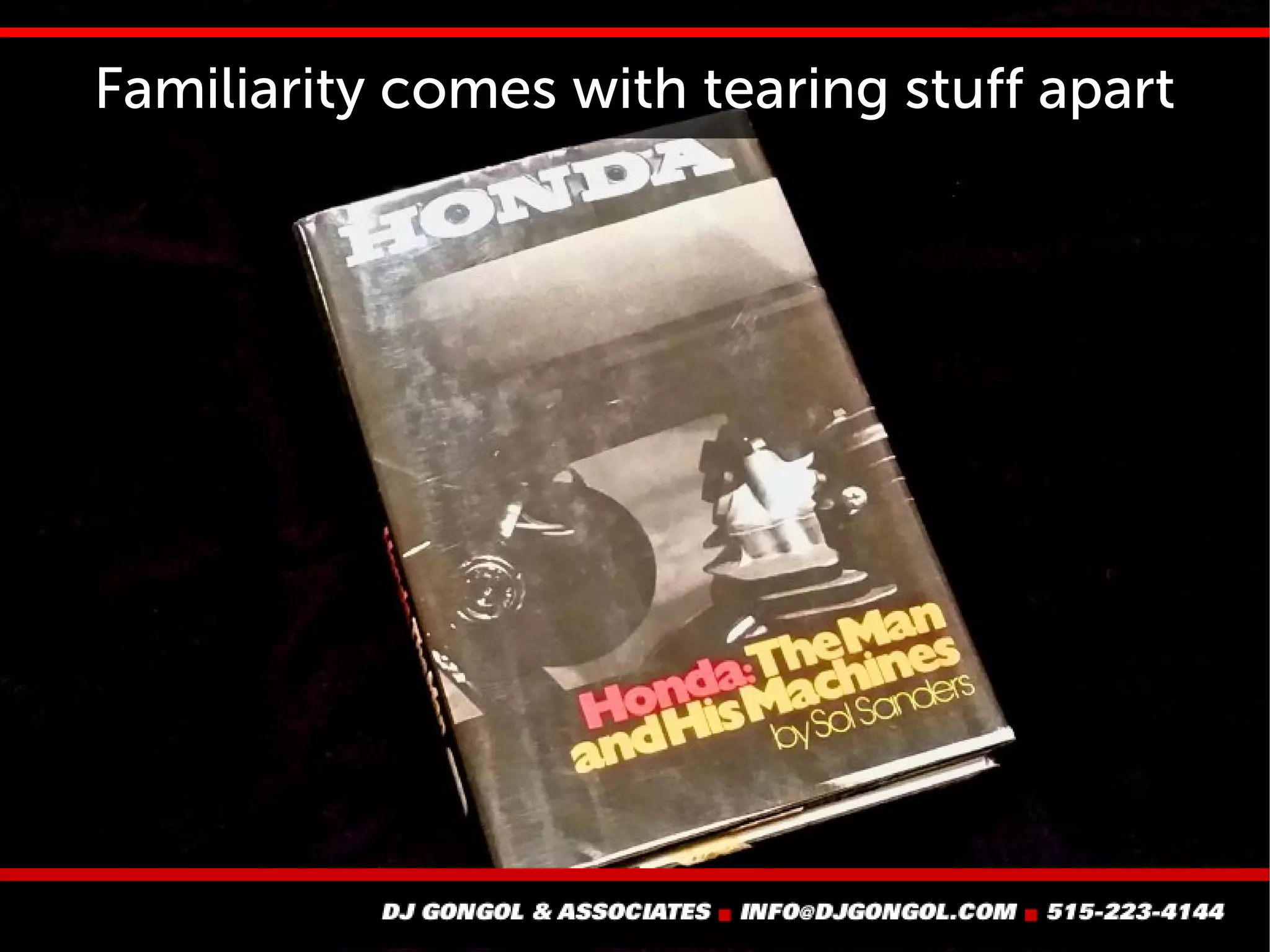 People feel helpless with their cars today
 