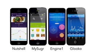 Nutshell MySugr Engine1 Glooko
 