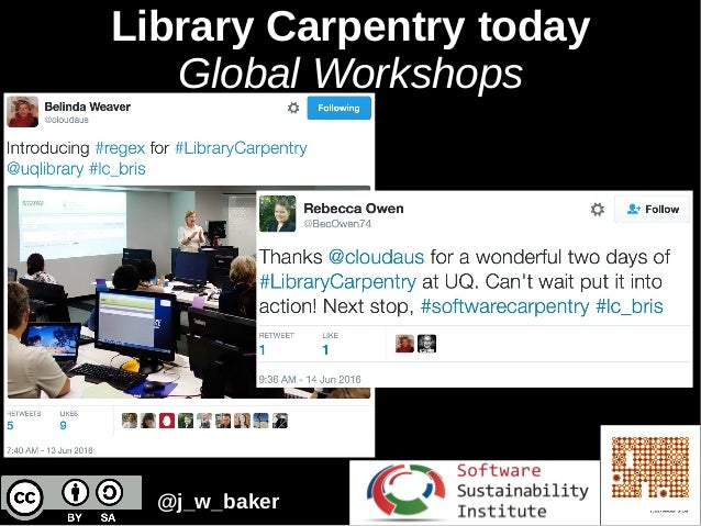 Library Carpentry: software skills training for library 