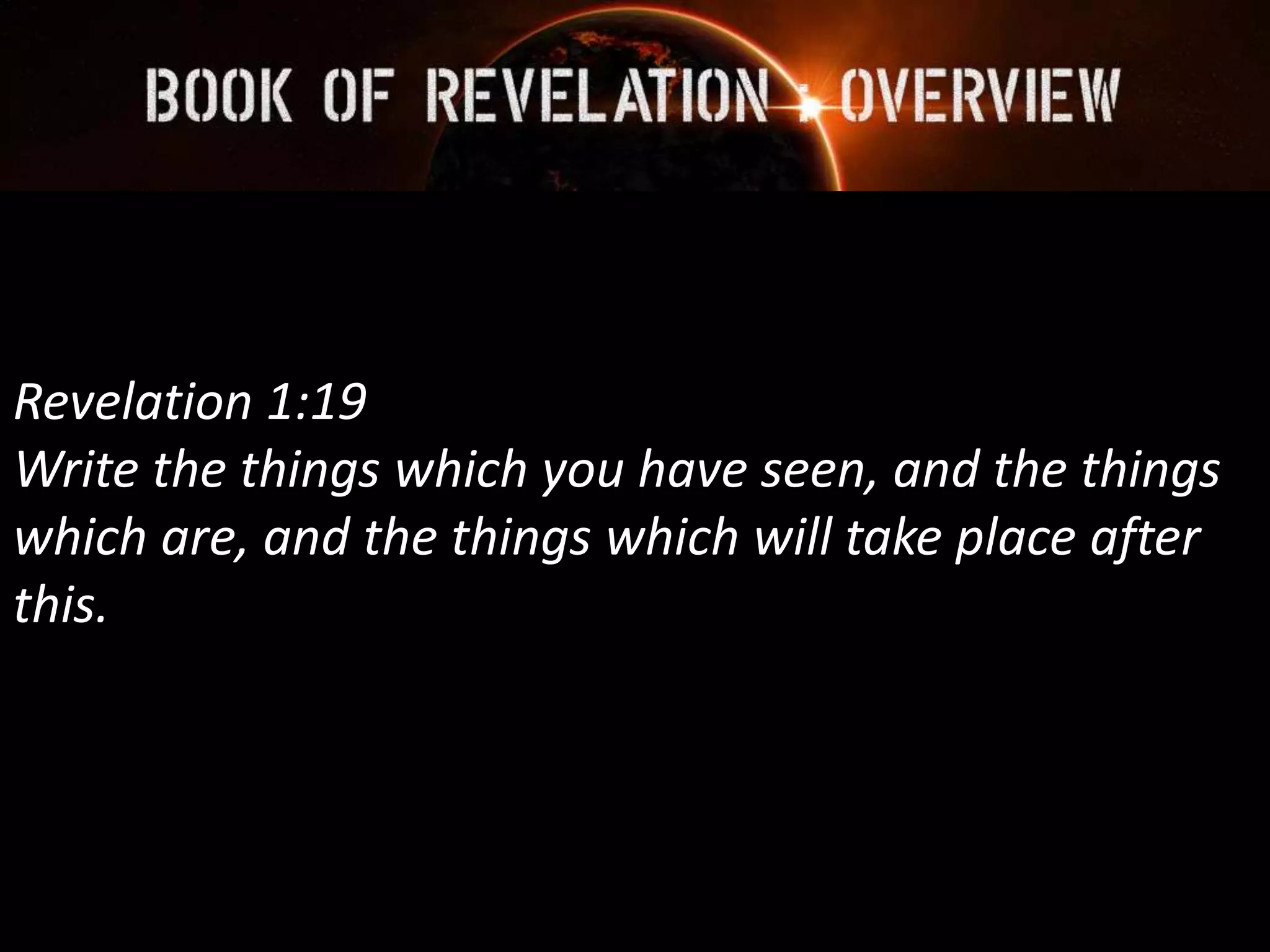 Book of Revelation Overview PPTX