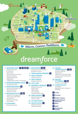 The Official Dreamforce '16 Campus Map | PDF