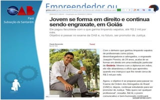 Empreendedor ou
empregado?Pará
Subseção de Santarém
dodandrea.com
 