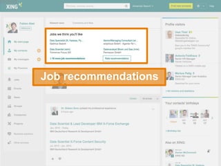 Job recommendations
 